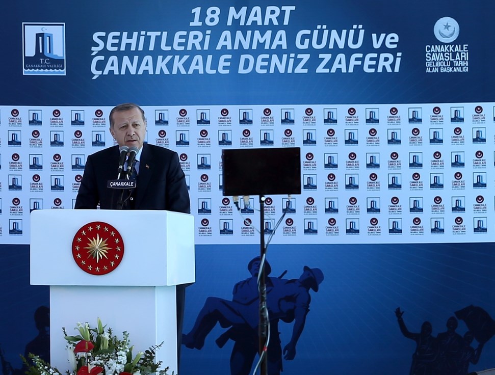Cumhurbaşkanı Çanakkale Zaferi'nin anma törenine katıldı