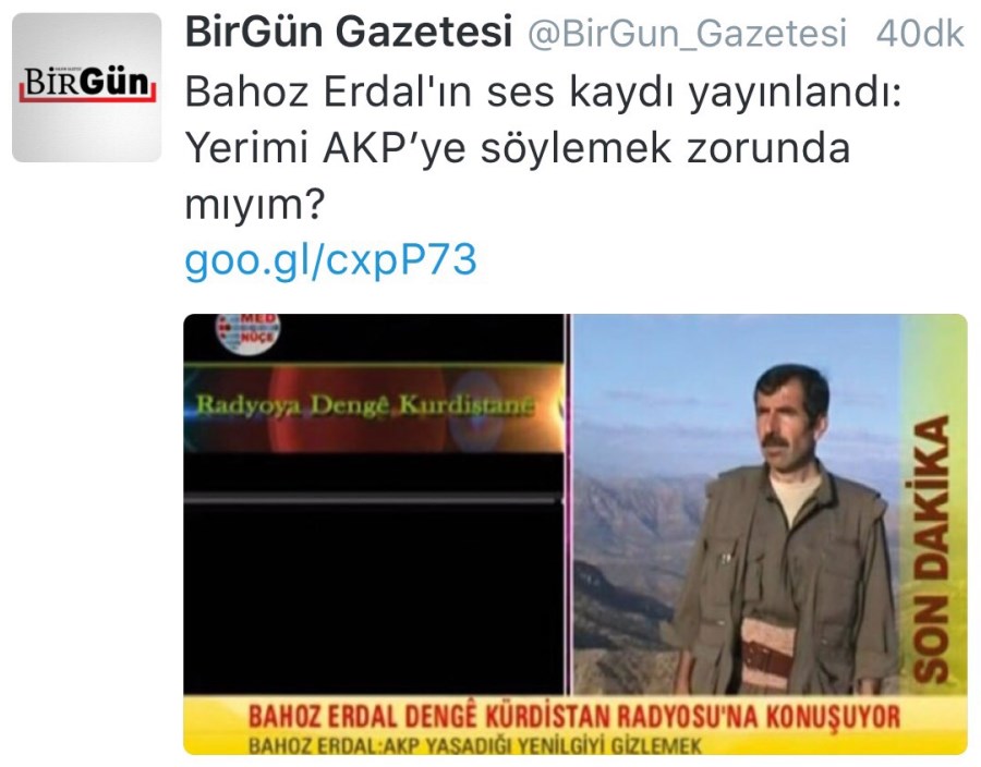 PKK Bahoz Erdal yaşıyor iddiasında