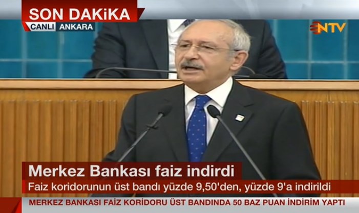 Kılıçdaroğlu'nun faiz eleştirisini Merkez Bankası bitirdi