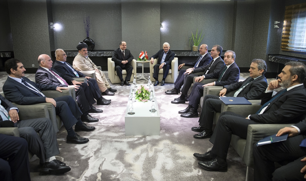 Başbakan Yıldırım-Barzani görüşmesi