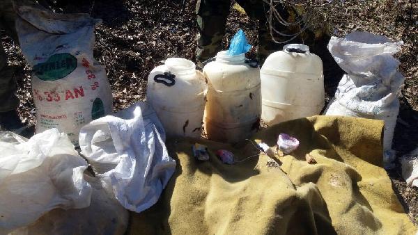PKK'nn yola tuzaklad 2 tonluk bomba imha edildi