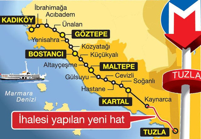 Kadıköy-Kaynarca metro hattı haftaya açılıyor