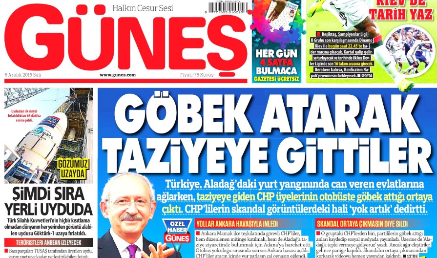 Güneş CHP'lilerin Adana yolundaki eğlencesini yayınladı