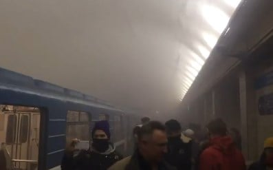 St. Petersburg metrosunda patlama