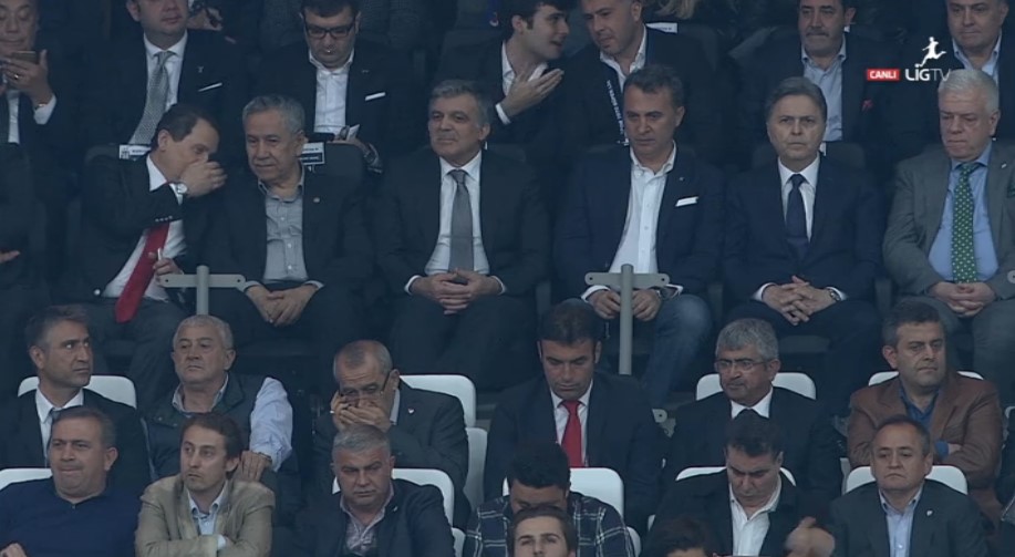 Bülent Arınç ve Abdullah Gül Beşiktaş Arena'da
