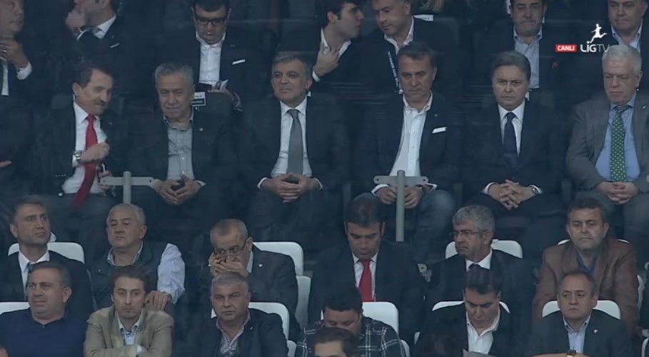 Bülent Arınç ve Abdullah Gül Beşiktaş Arena'da