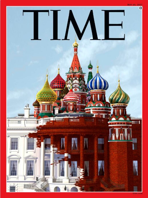 Time dergisinin Beyaz Saray/Kremlin kapağı