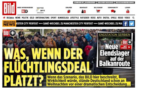 Alman medyasının mülteci tutumu