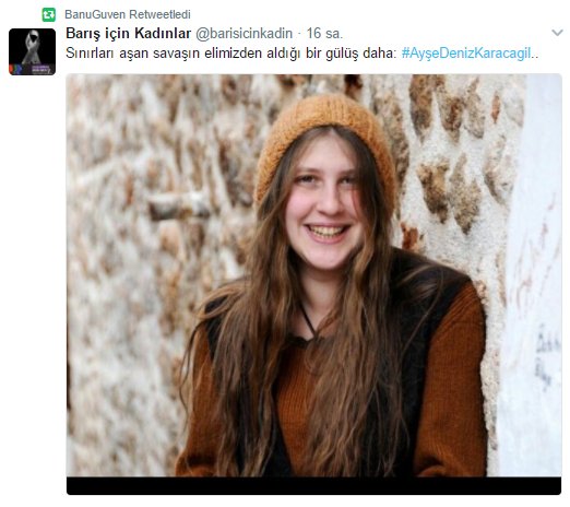 Banu Güven PKK'lı Ayşe Deniz Karacagil'e üzüldü