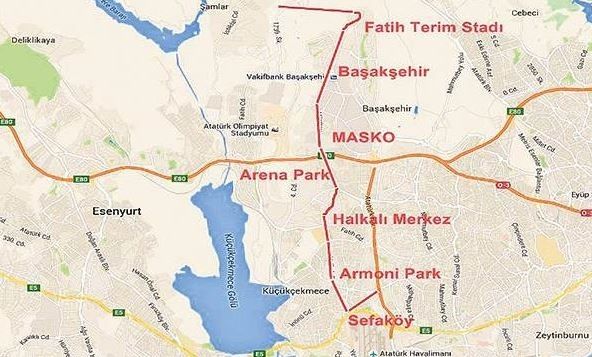 Sefaköy-Halkalı-Başakşehir Havaray Hattı 2019'da açılacak