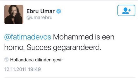 Gazeteci Ebru Umar'dan Hz.Muhammed'e hakaret