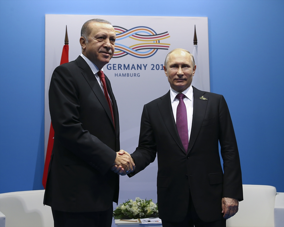 Hamburg'da Erdoğan-Putin görüşmesi