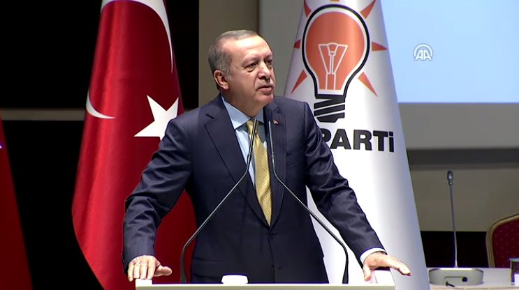 Cumhurbaşkanı Erdoğan il başkanlarına hitap etti