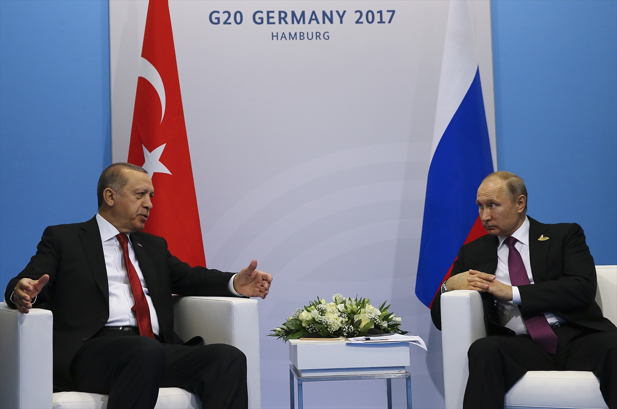 Hamburg'da Erdoğan-Putin görüşmesi