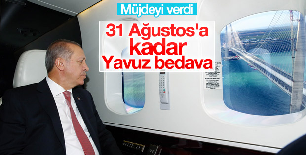 Cumhurbaşkanı Erdoğan'ın 3. Köprü açılış konuşması