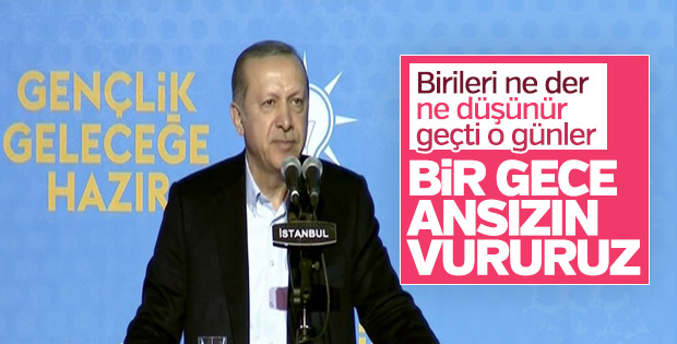 Erdoğan Gençlik Şurası'nda konuştu