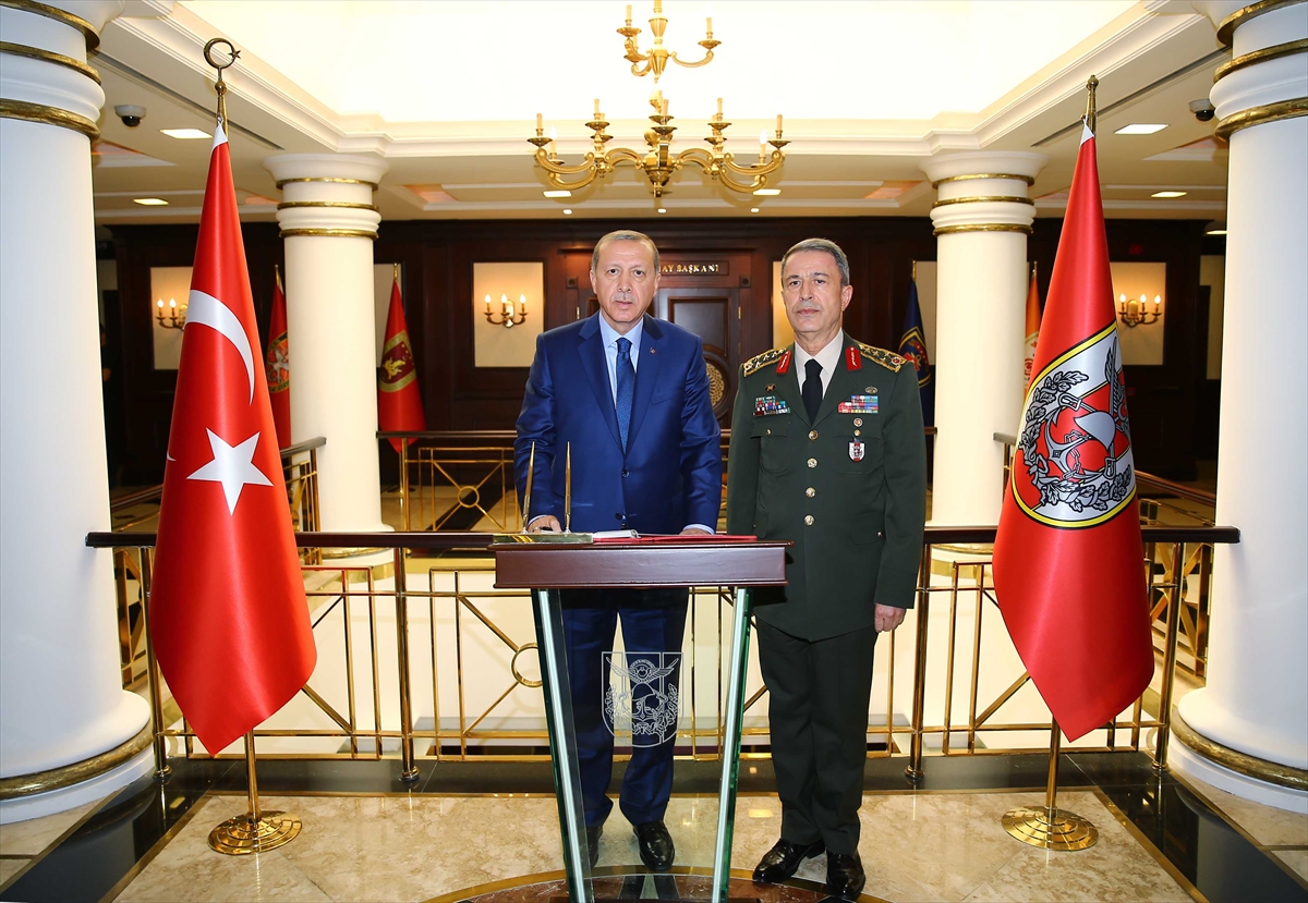 Cumhurbaşkanı Erdoğan Genelkurmay karargahında