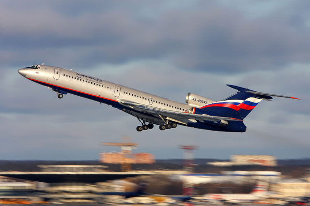 Düşen Rus uçağı Tupolev-154'ün kabarık dosyası