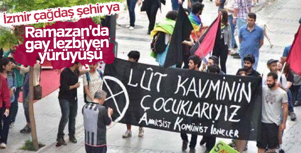 LGBT İzmir’de yürüyüş düzenledi