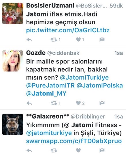 Jatomi Türkiye'de iflas kararı aldı