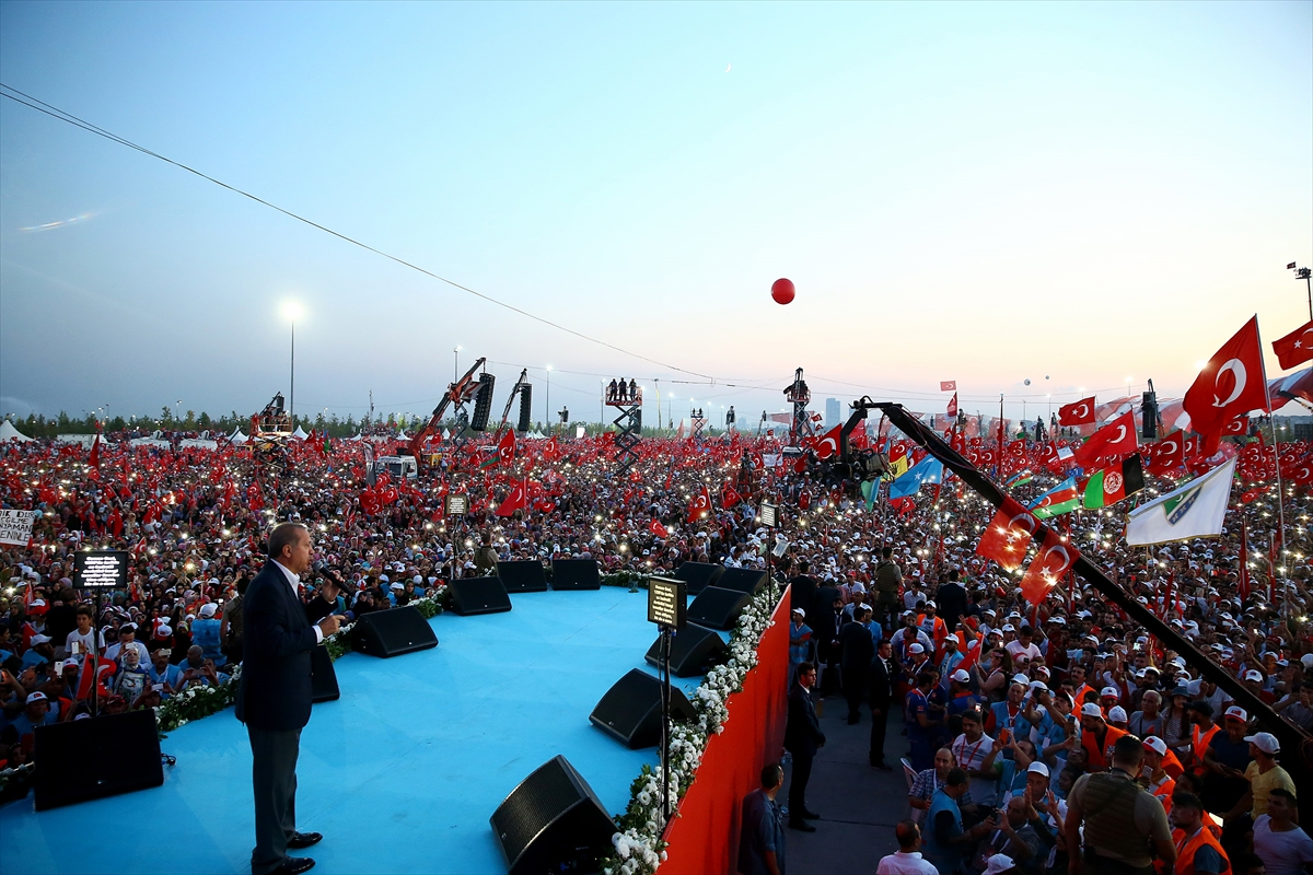 Cumhurbaşkanı Erdoğan'ın Yenikapı konuşması