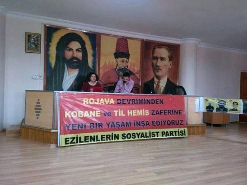 Hz.Ali'li Hacı Bektaş-ı Veli'li Atatürk'lü PKK propagangası 