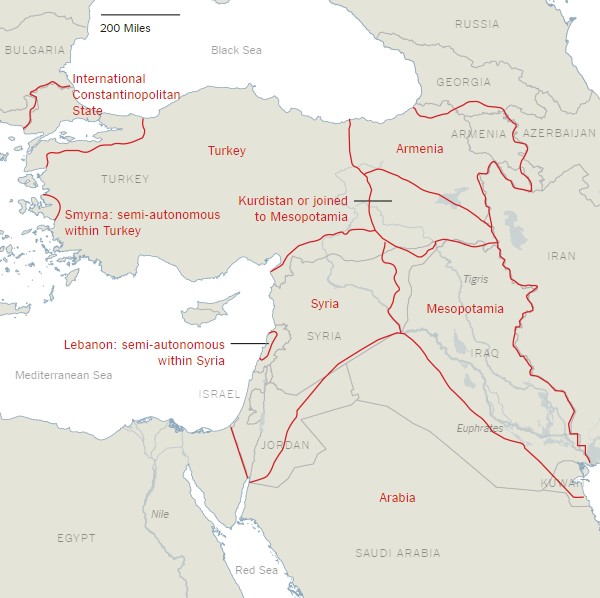 New York Times Türkiye'yi bölen haritayı yayınladı