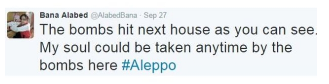 7 yaşındaki Halepli kızın Twitter hesabı silindi