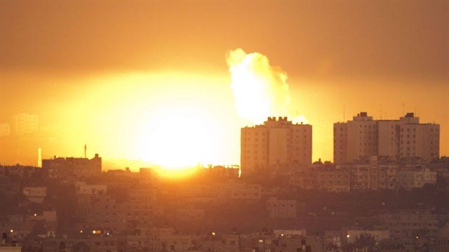 İsrail'in Gazze'yi vurduğu görüntüleri ortaya çıktı