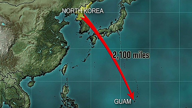 Kuzey Kore'nin Guam'a saldırı tehdidi 