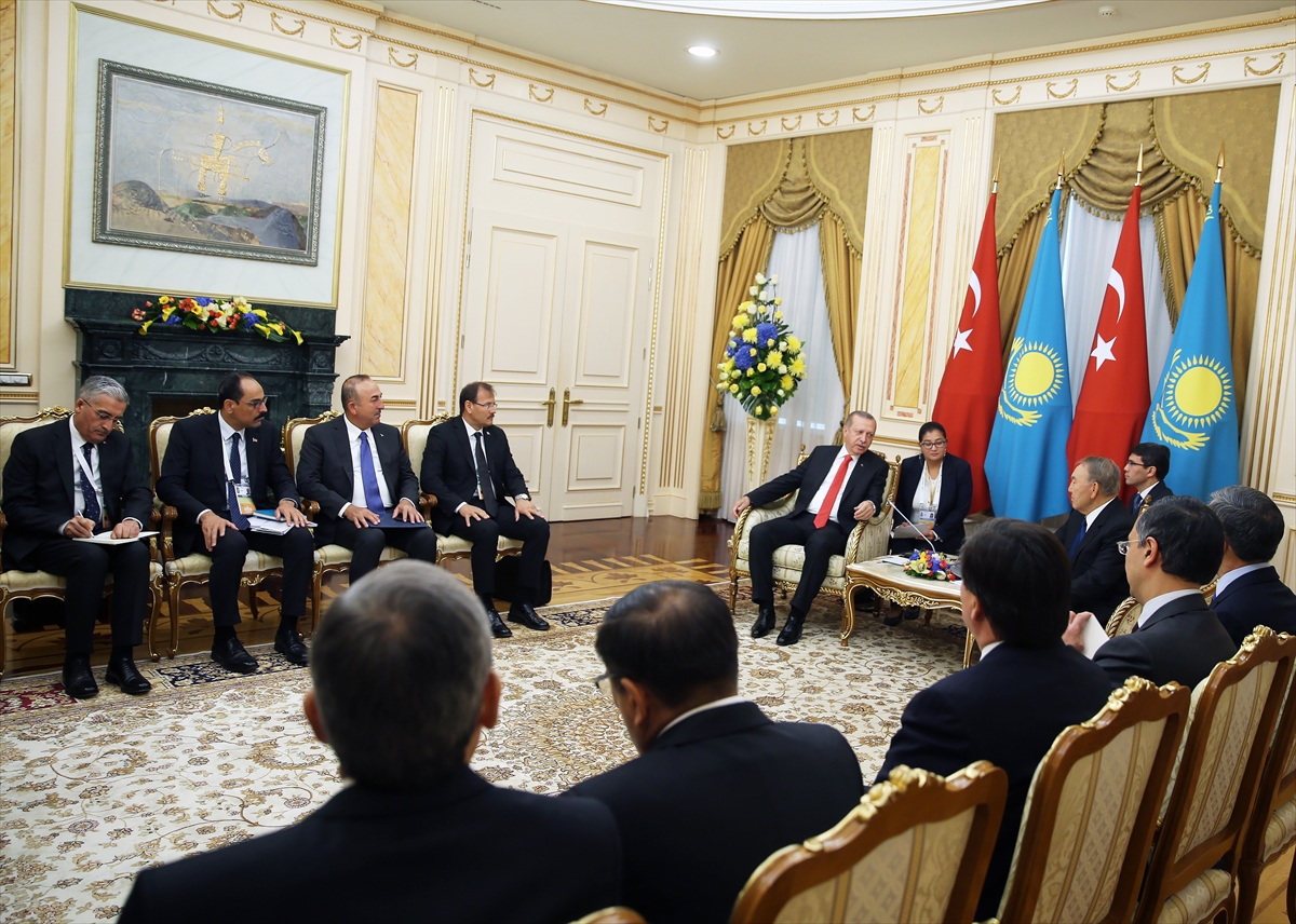Cumhurbaşkanı Erdoğan Kazakistan'da konuştu