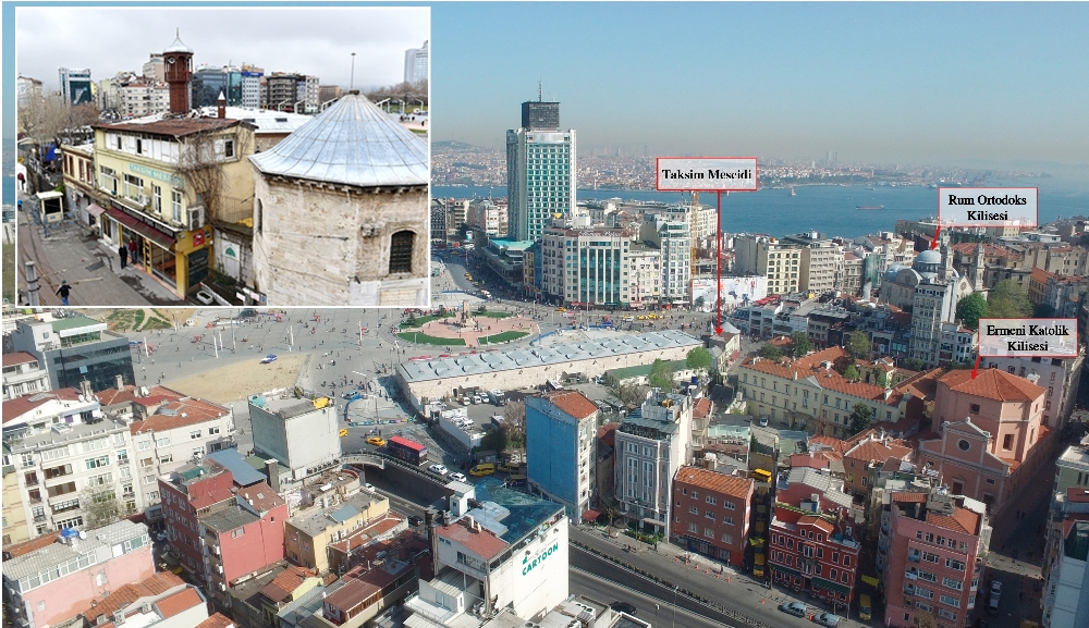 Taksim'e inşa edilecek caminin fotoğrafları ortaya çıktı