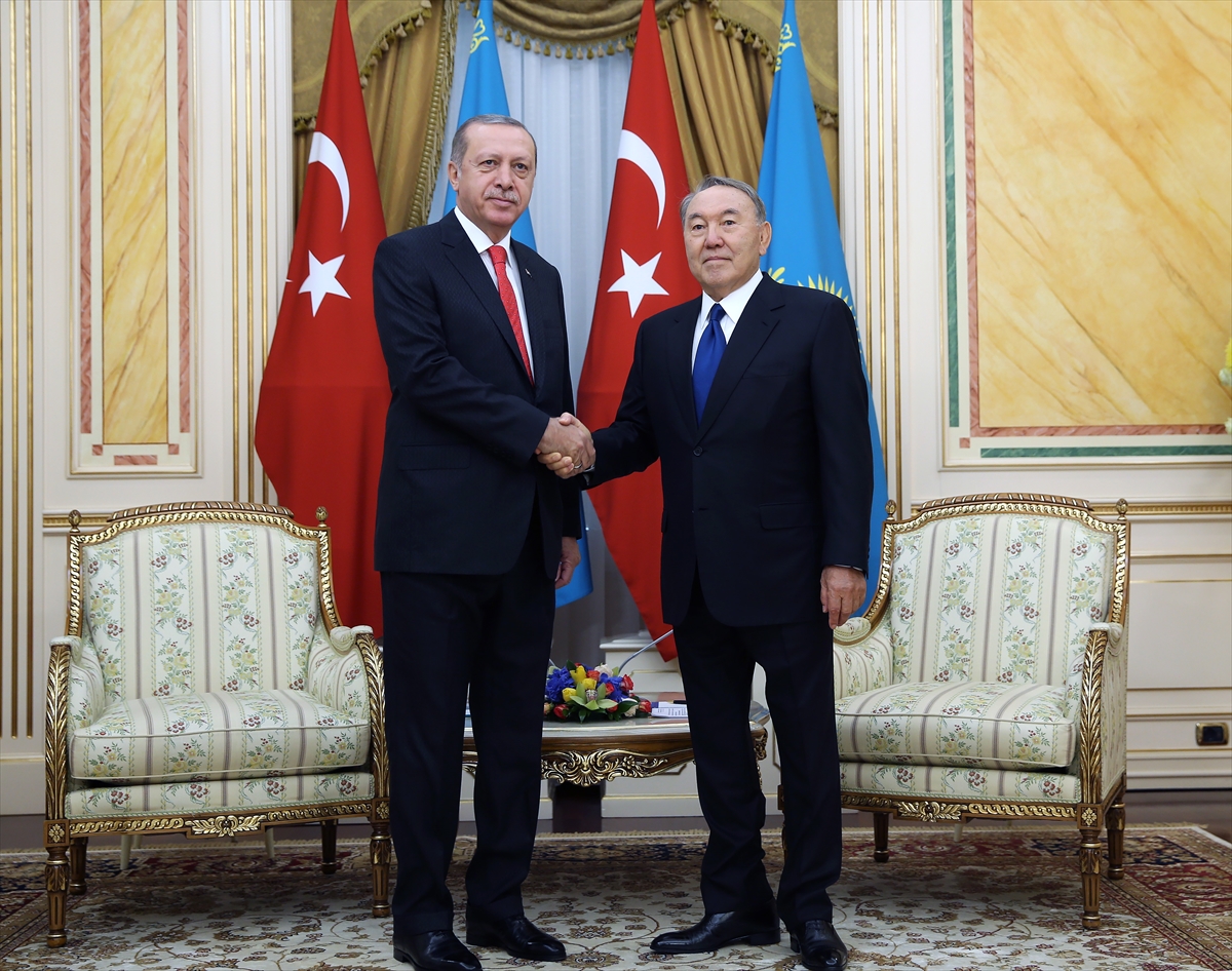 Cumhurbaşkanı Erdoğan Kazakistan'da konuştu