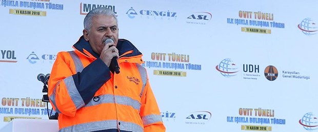 Başbakan Yıldırım Ovit Tüneli'nin açılışına katıldı