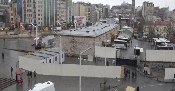 Taksim'de cami projesi için çalışmalar başladı