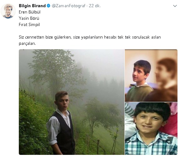 Trabzon şehidi genç Eren'den duygulandıran paylaşım