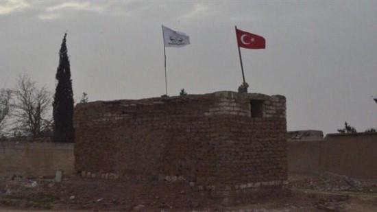 ÖSO Suriye'de Türk bayrağını dalgalandırıyor