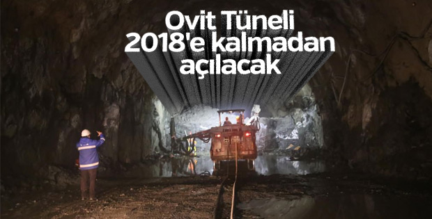 Cumhurbaşkanı Erdoğan Ovit Tüneli