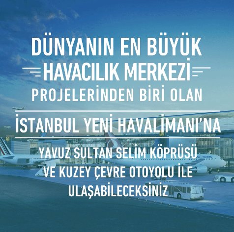 Yavuz Sultan Selim, yeni havalimanına bağlanacak