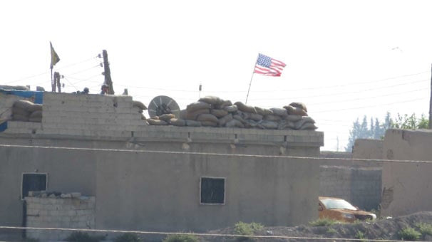 YPG, TSK'dan korkusuna ABD bayrakları asmıştı ama..