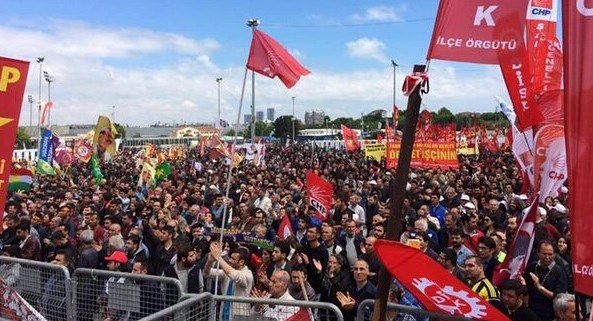 Bakırköy'de PKK CHP kardeşliği