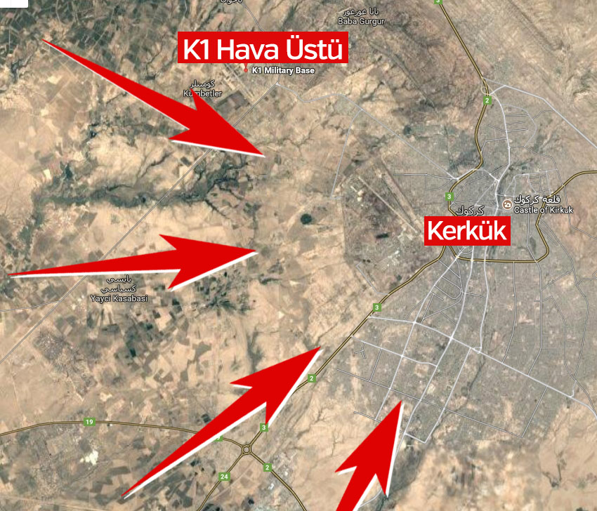 Irak ordusu Kerkük'e operasyon başlattı