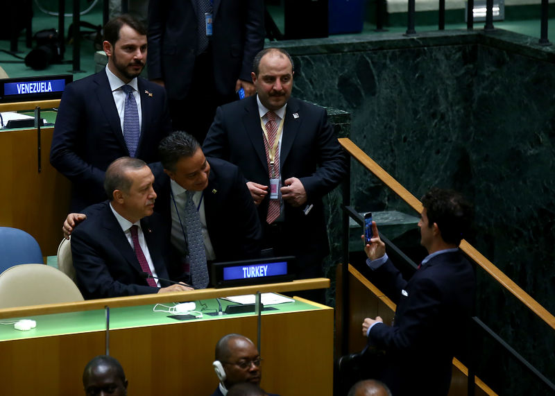 Erdoğan'a BM'de yoğun ilgi