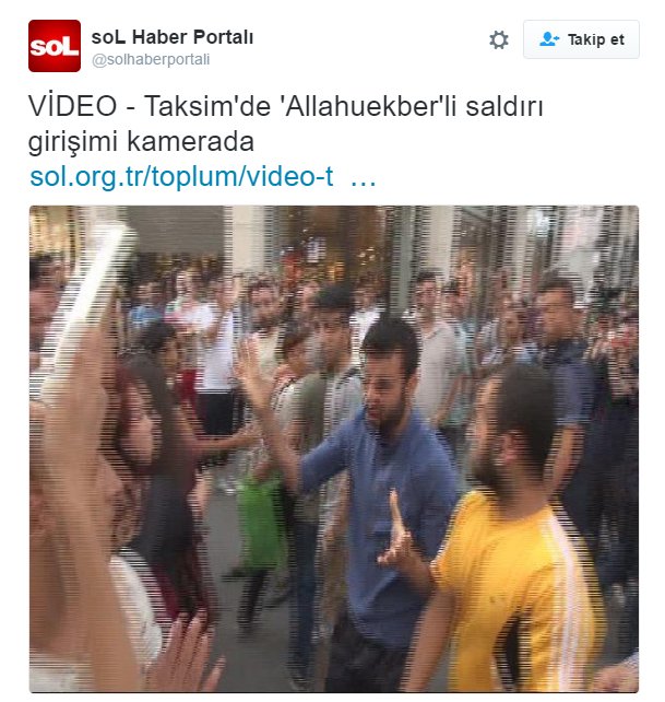 Taksim'de provokasyona izin verilmedi