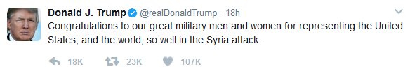 Trump'tan ABD'li askerlere tebrik mesajı